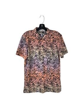 Duvin Design Wildcat Polo Shirt Neon Men's Small Short Sleeve